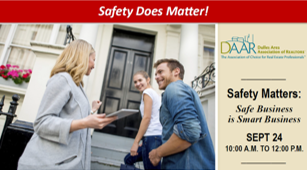 Safety Matters: Safe Business is Smart Business – September 24th! 10AM-12PM Post Thumbnail