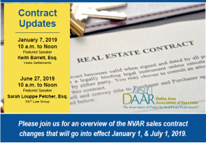 Plan to Attend NVAR’s Contract Form Changes Class on 6/27 Post Thumbnail