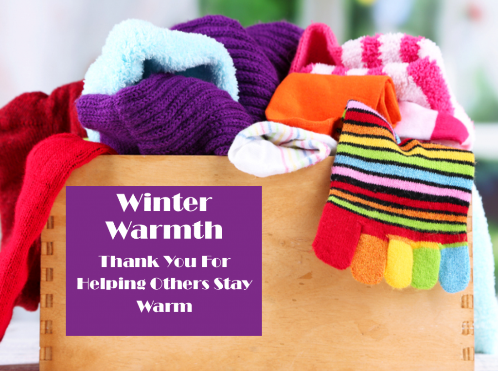 2019 Share the Warmth Donate a Coat or Blanket!