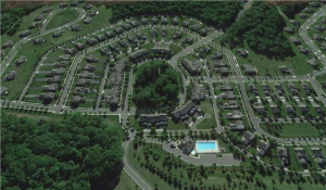 Aerial view of Housing Division