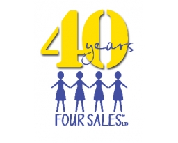Four Sales 40 Year Logo, visit their website