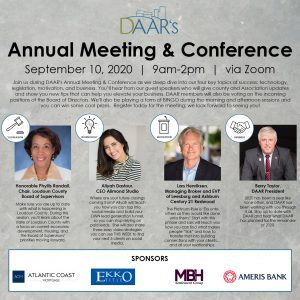 DAAR Annual Meeting & Conference Flyer