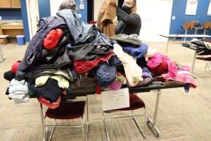Pile of Donated Winter Coats
