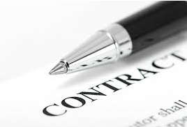 Image Of a Pen With The Word Contract