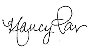 Nancy Pav Signature