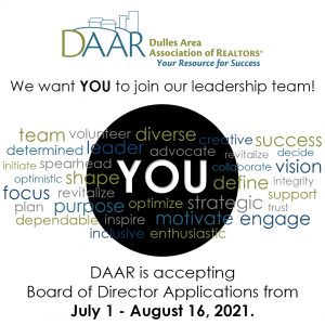 Tag Cloud advertising open positions for DAAR Board of directors