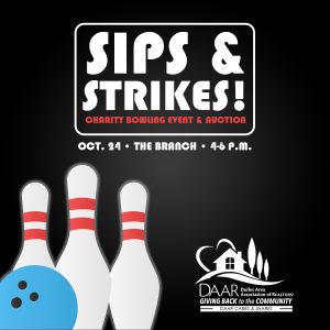 Sips and Strikes Flier