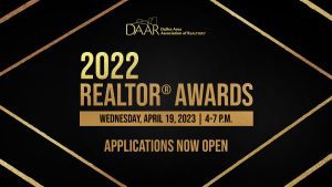 2022 DAAR Realtor Awards Event Wednesday, April 19, 2023 4-7 p.m.