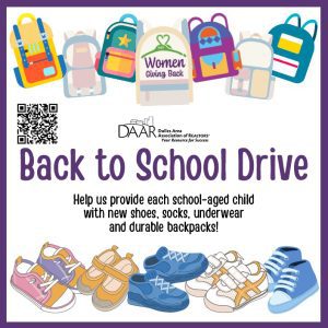 DAAR Collecting Items for Women Giving Back’s Back to School Drive! Post Thumbnail